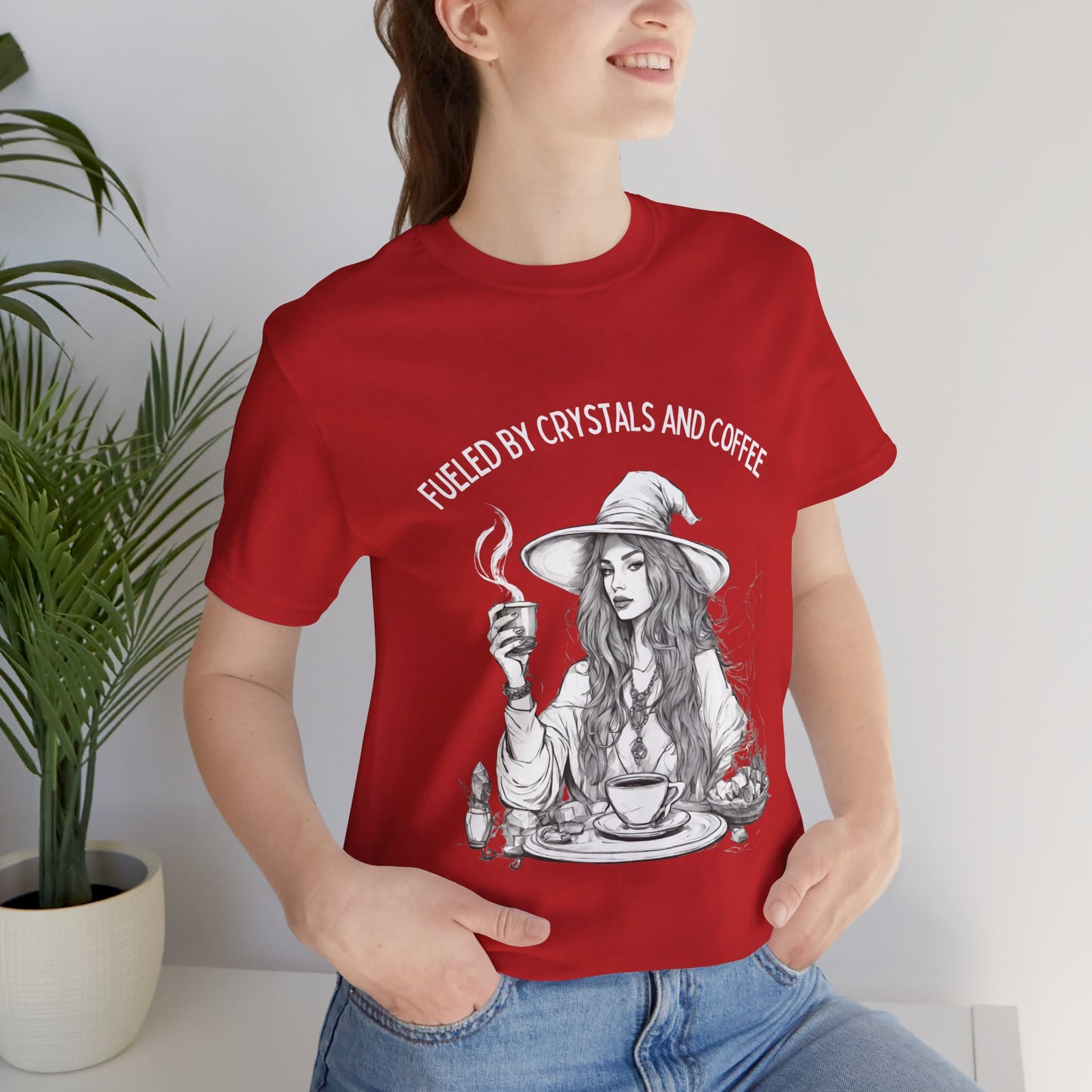 Fueled by Crystals and Coffee Tee