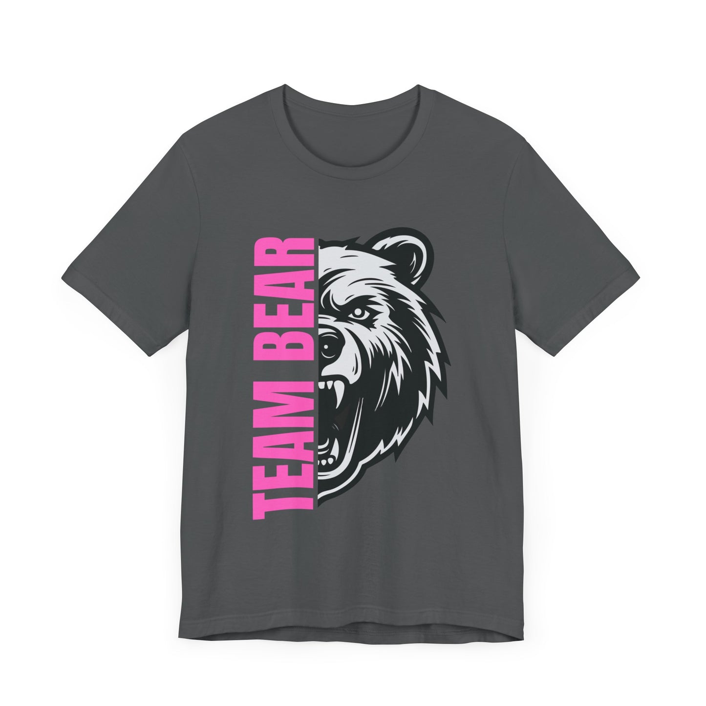 Women's "Team Bear" Tee - Pink Lettering