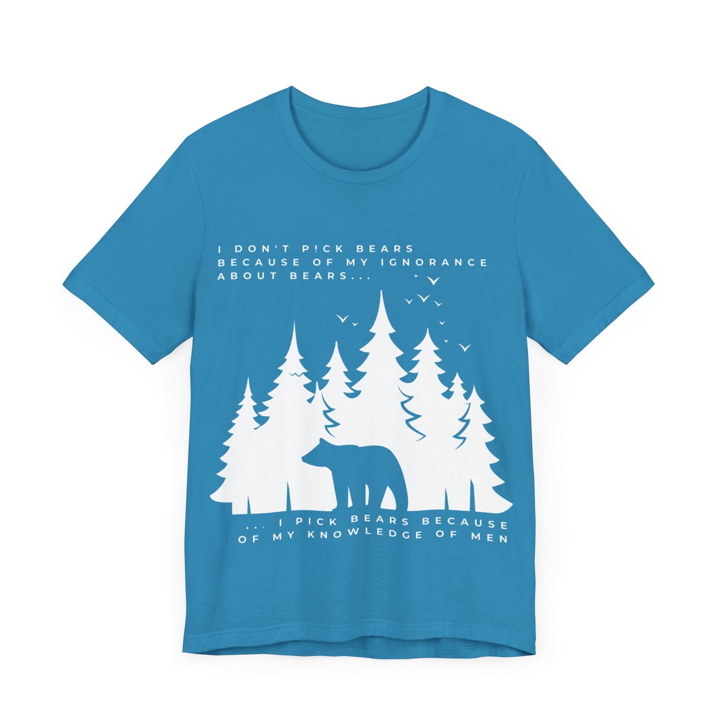 Women's Bear Quote Tee - White Graphic