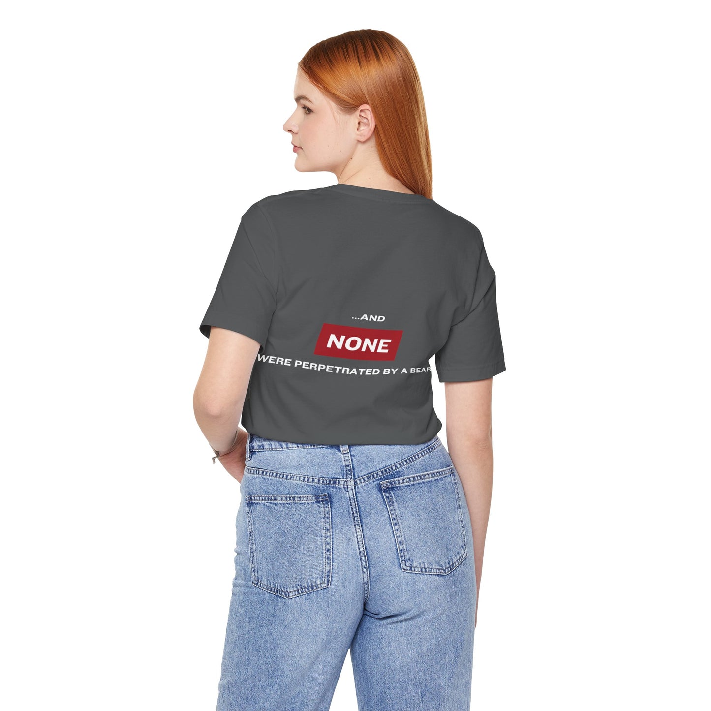Women's Statistics Tee - White Writing