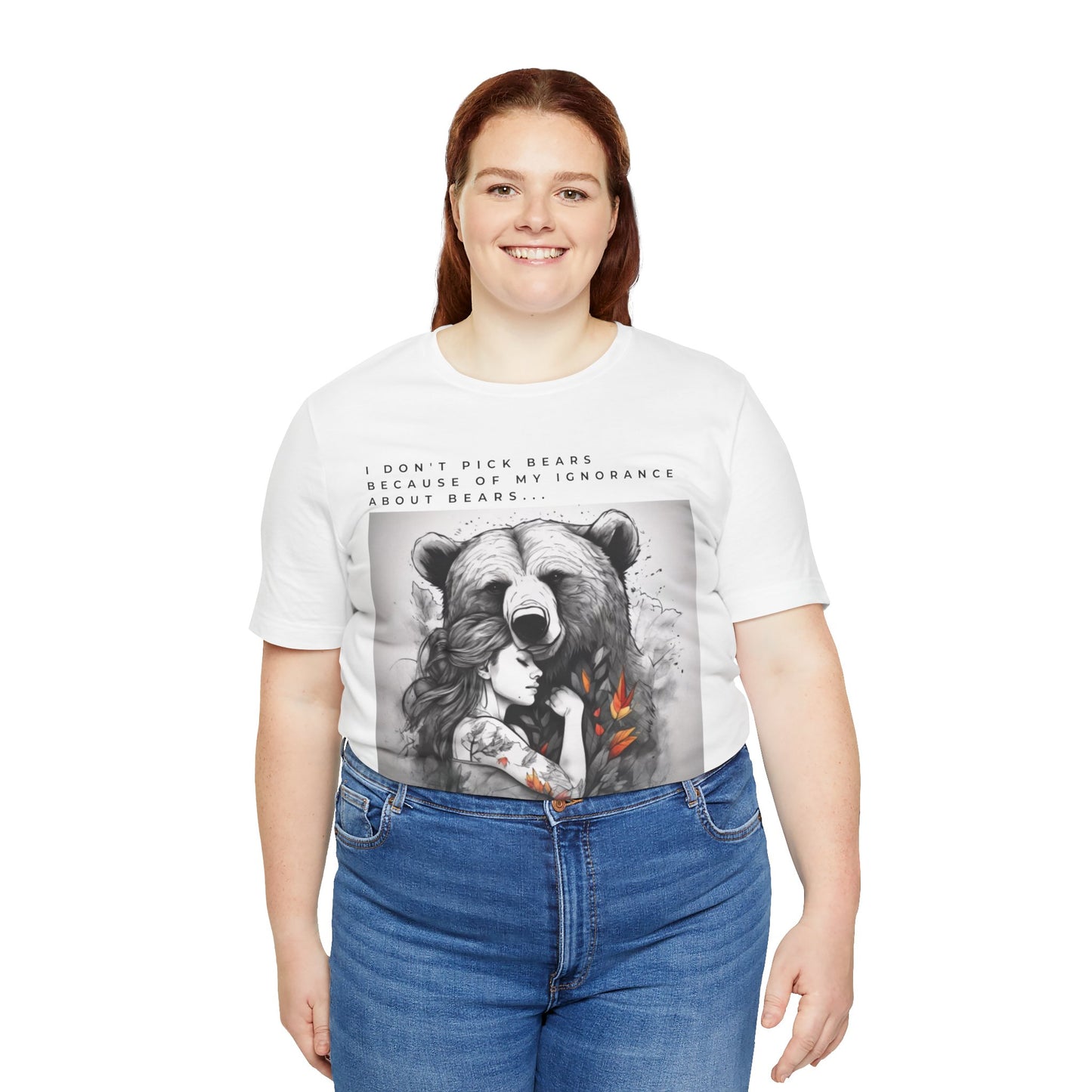 Women's Bear Hug "Team Bear" Tee