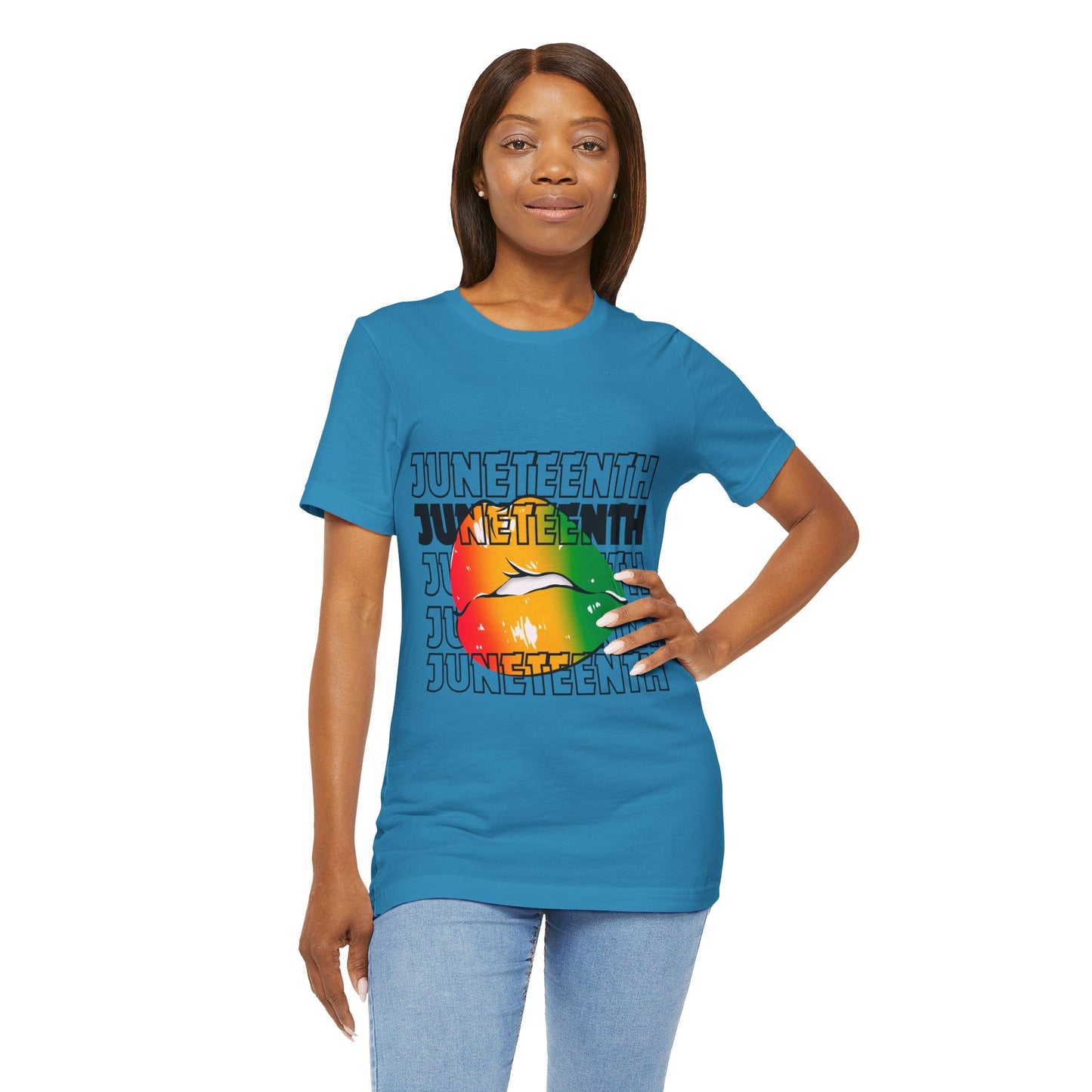 Juneteenth Lips Short Sleeve Tee