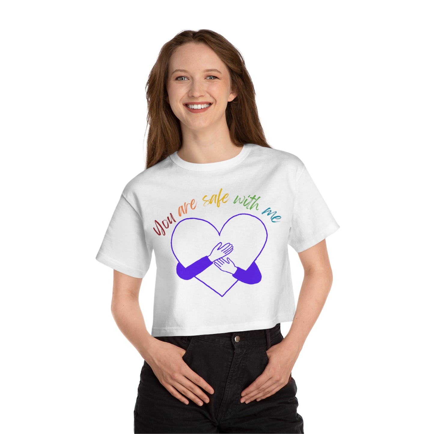 LGBTQIA+ Ally Cropped T-Shirt