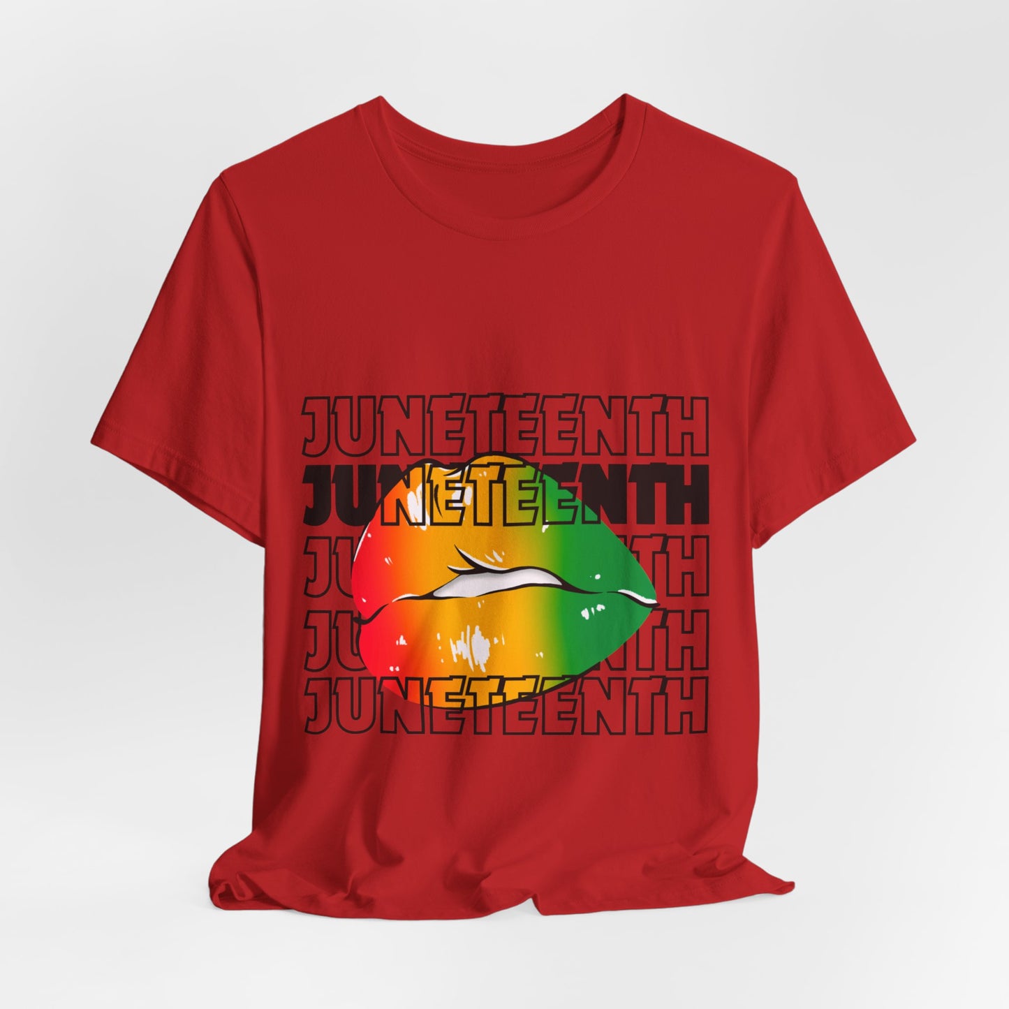 Juneteenth Lips Short Sleeve Tee