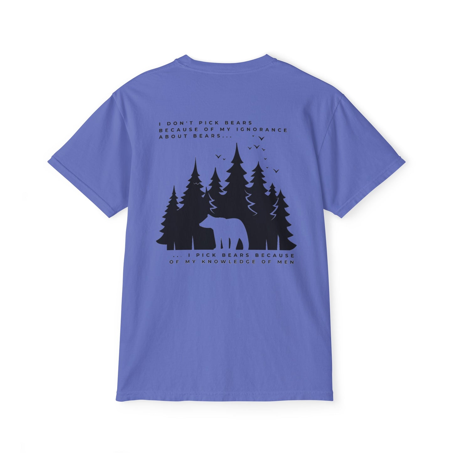 Women's Bear in Woods Pocket T-Shirt