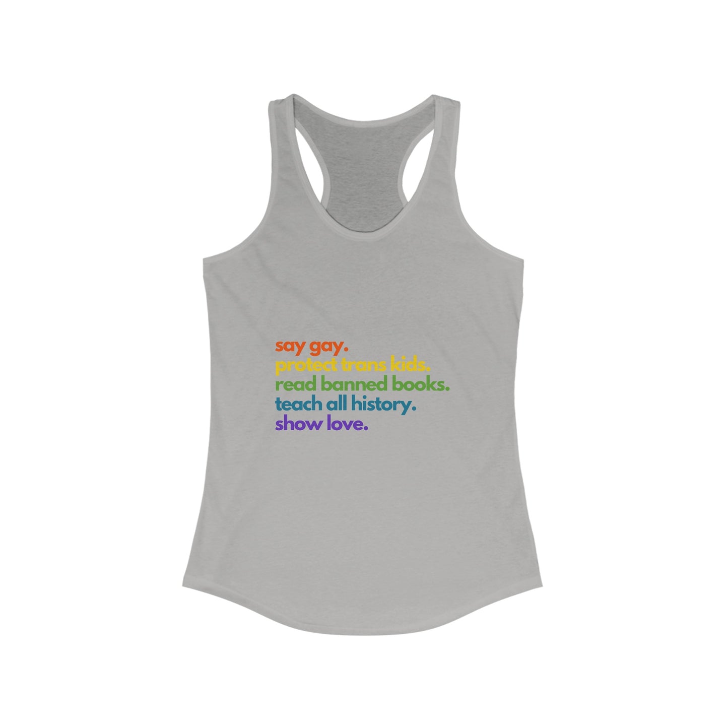 Pride Quote Racerback Tank
