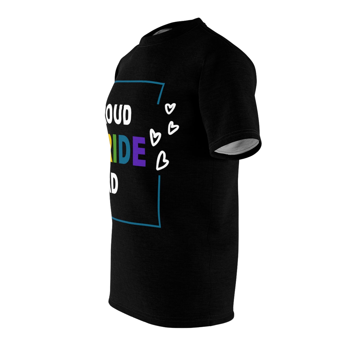 "Proud Pride Dad" Cut & Sew Tee (AOP)