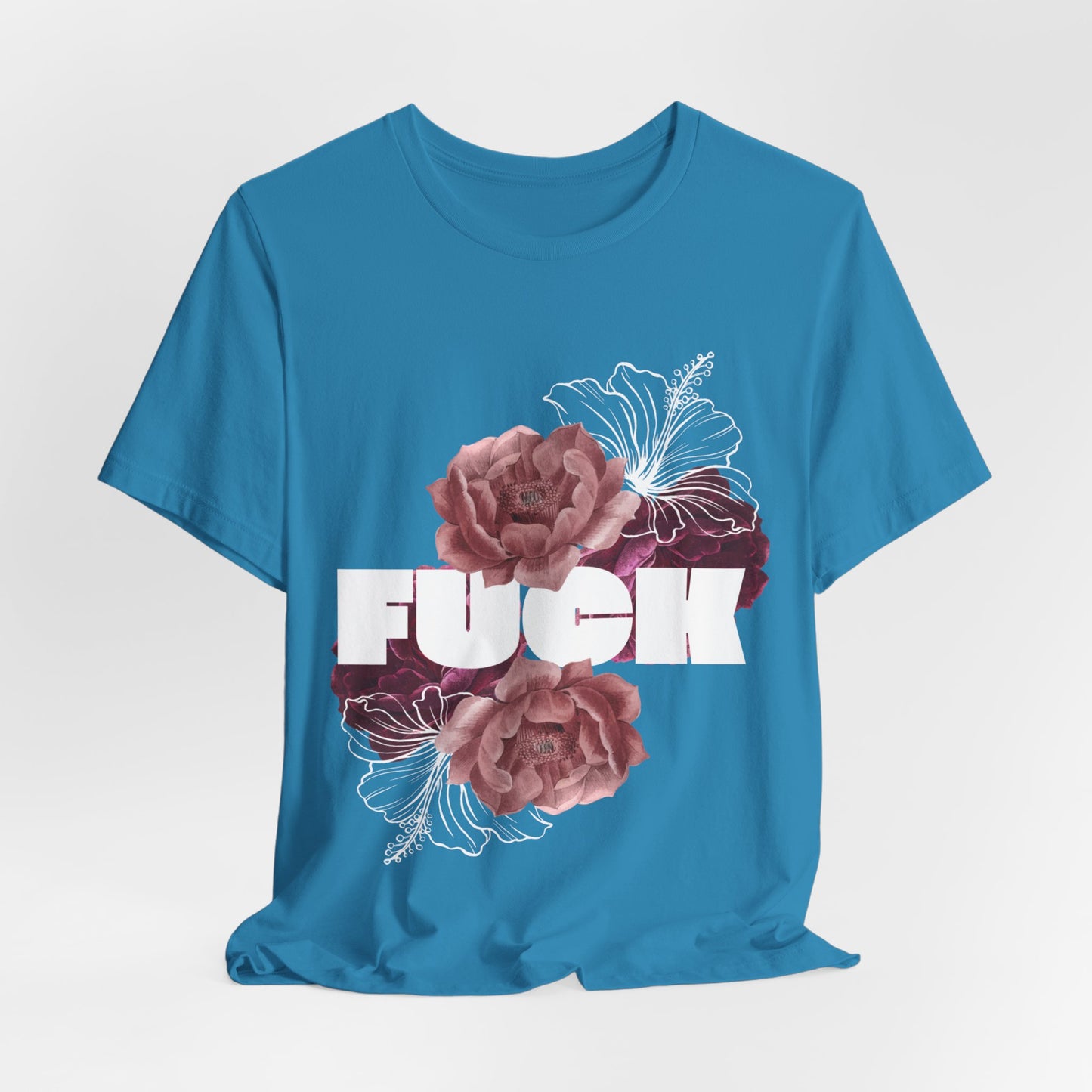 Women's Floral F*ck Short Sleeve Tee