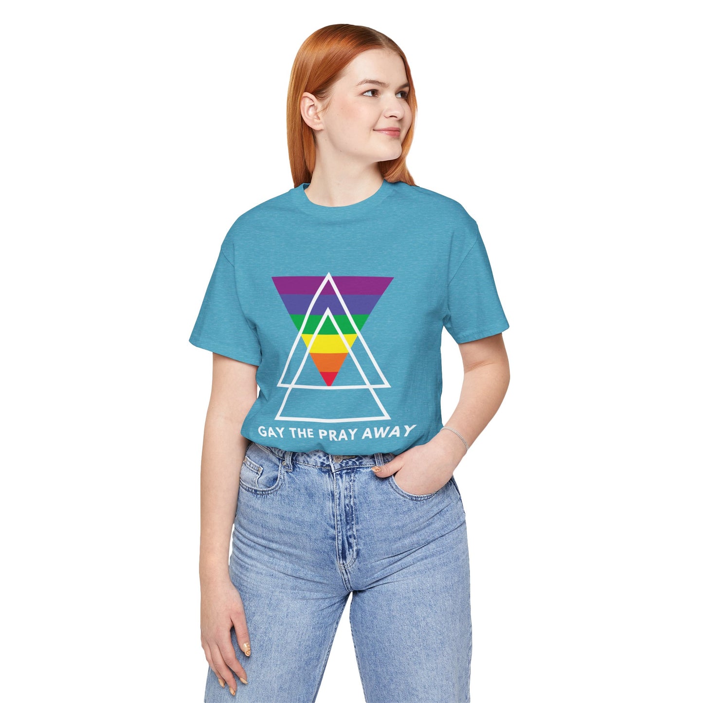 "GAY THE PRAY AWAY" Short Sleeve Tee