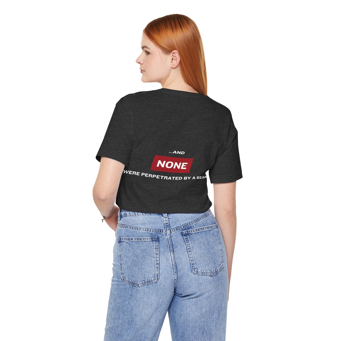 Women's Statistics Tee - White Writing