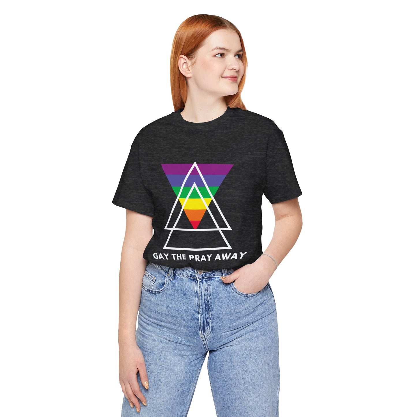 "GAY THE PRAY AWAY" Short Sleeve Tee
