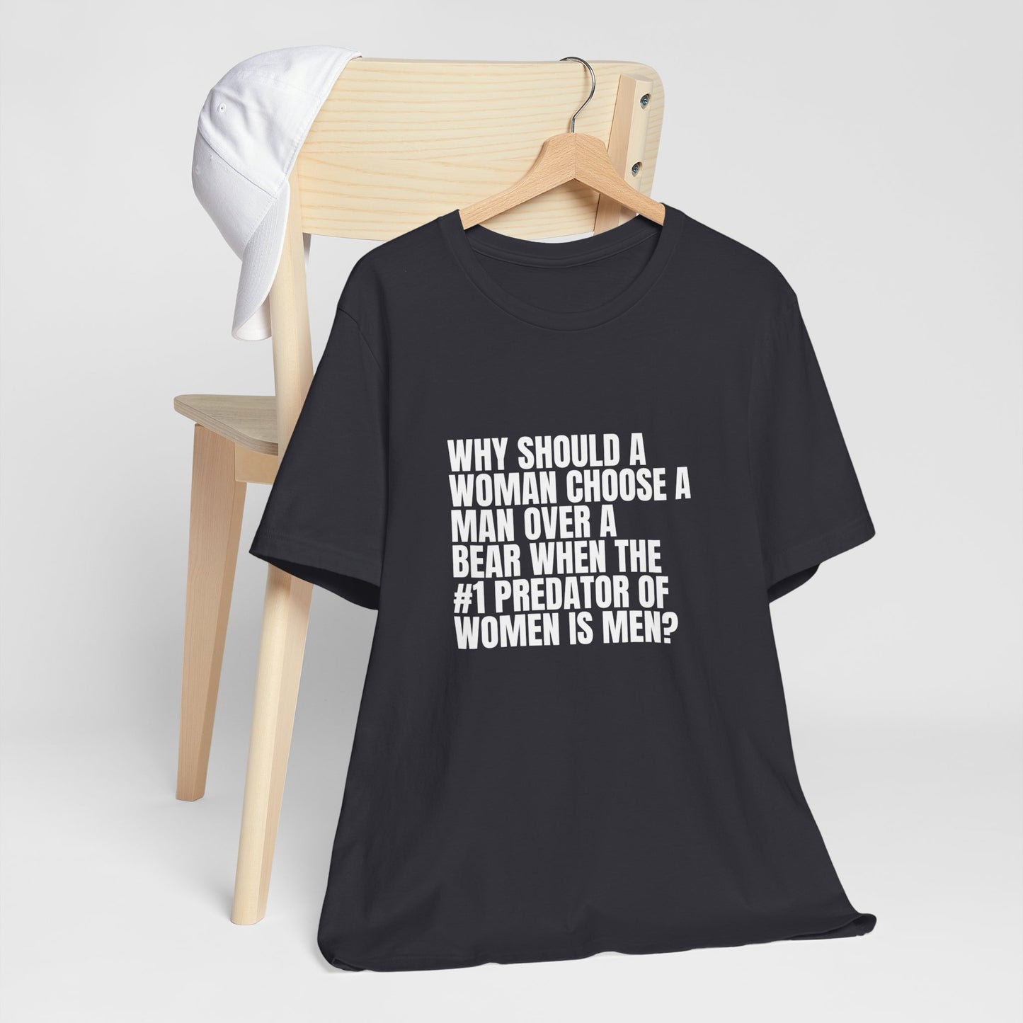 Women's Man v. Bear Quoted Tee