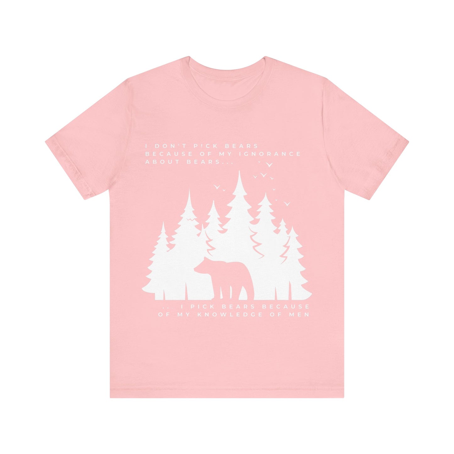 Women's Bear Quote Tee - White Graphic
