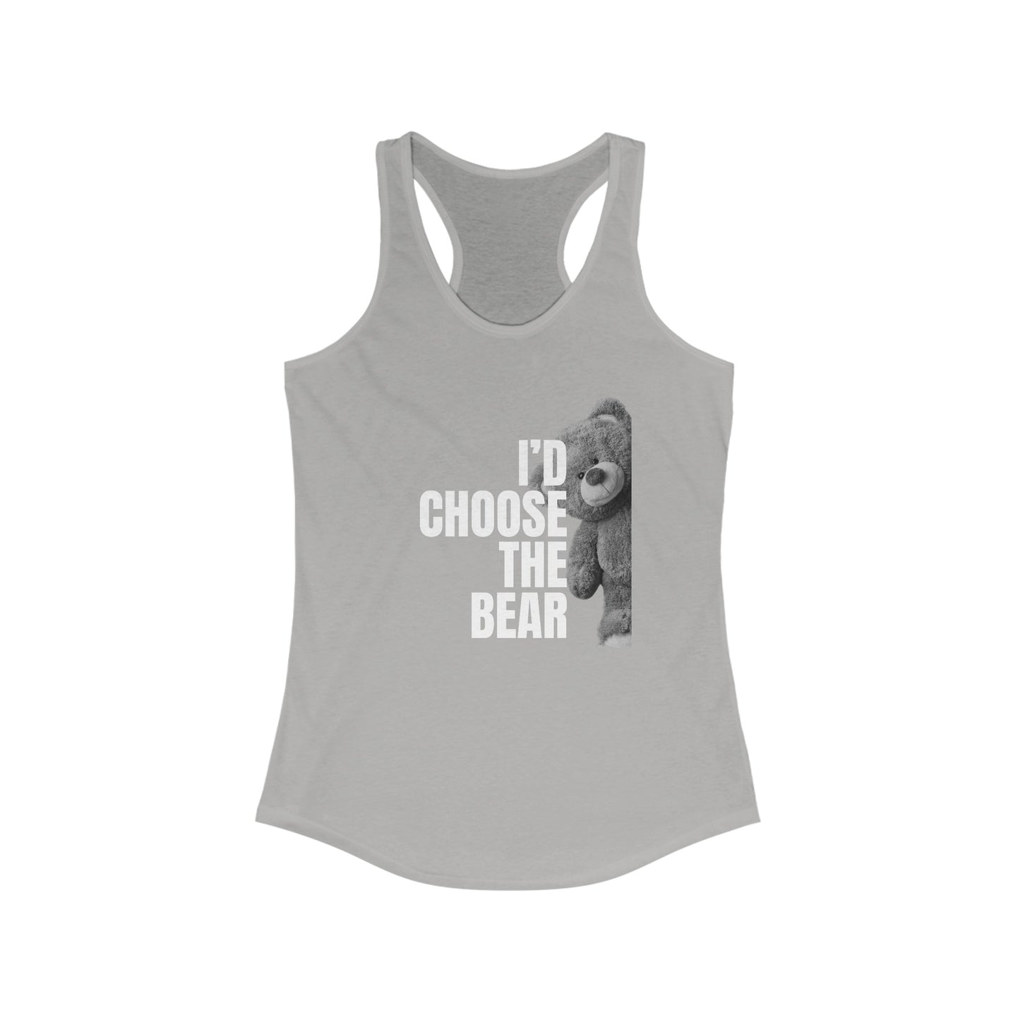 Women's Teddy Bear Racerback Tank