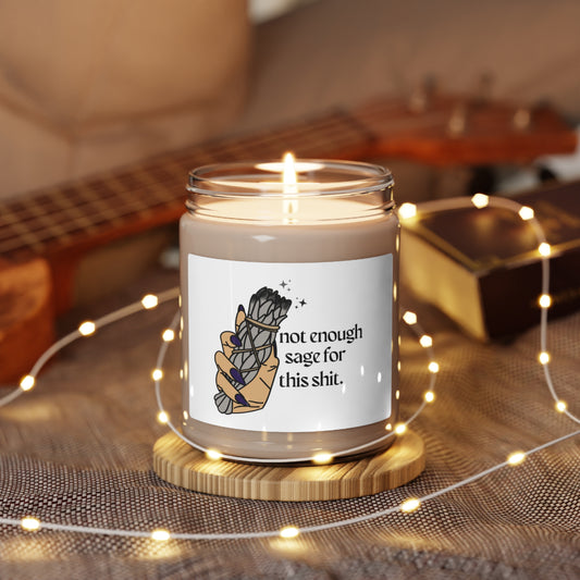 Not Enough Sage Scented Soy Candle, 9oz