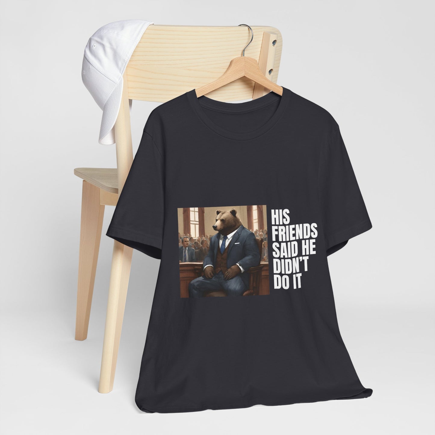 Women's Bear Trial Tee - White Graphic