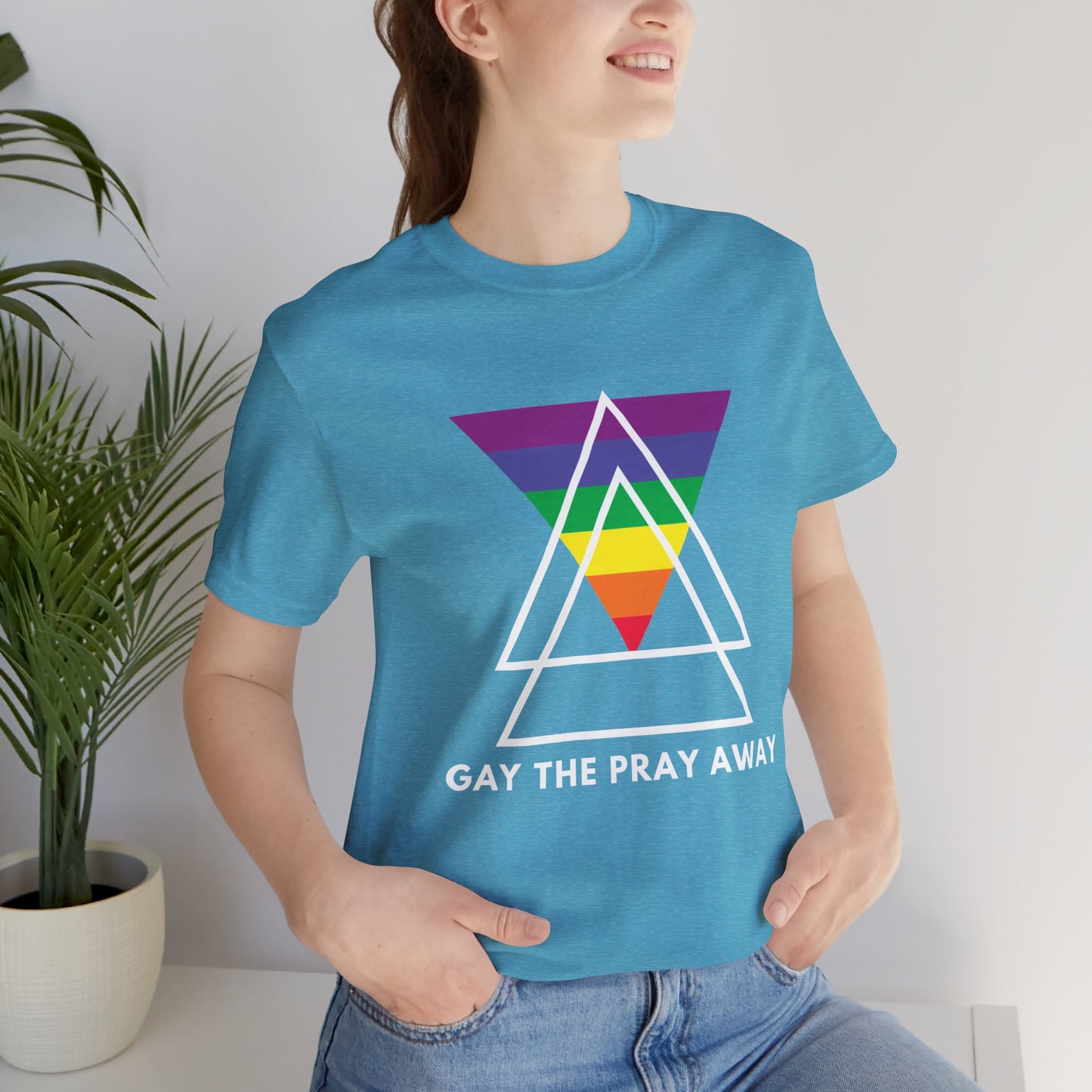"GAY THE PRAY AWAY" Short Sleeve Tee