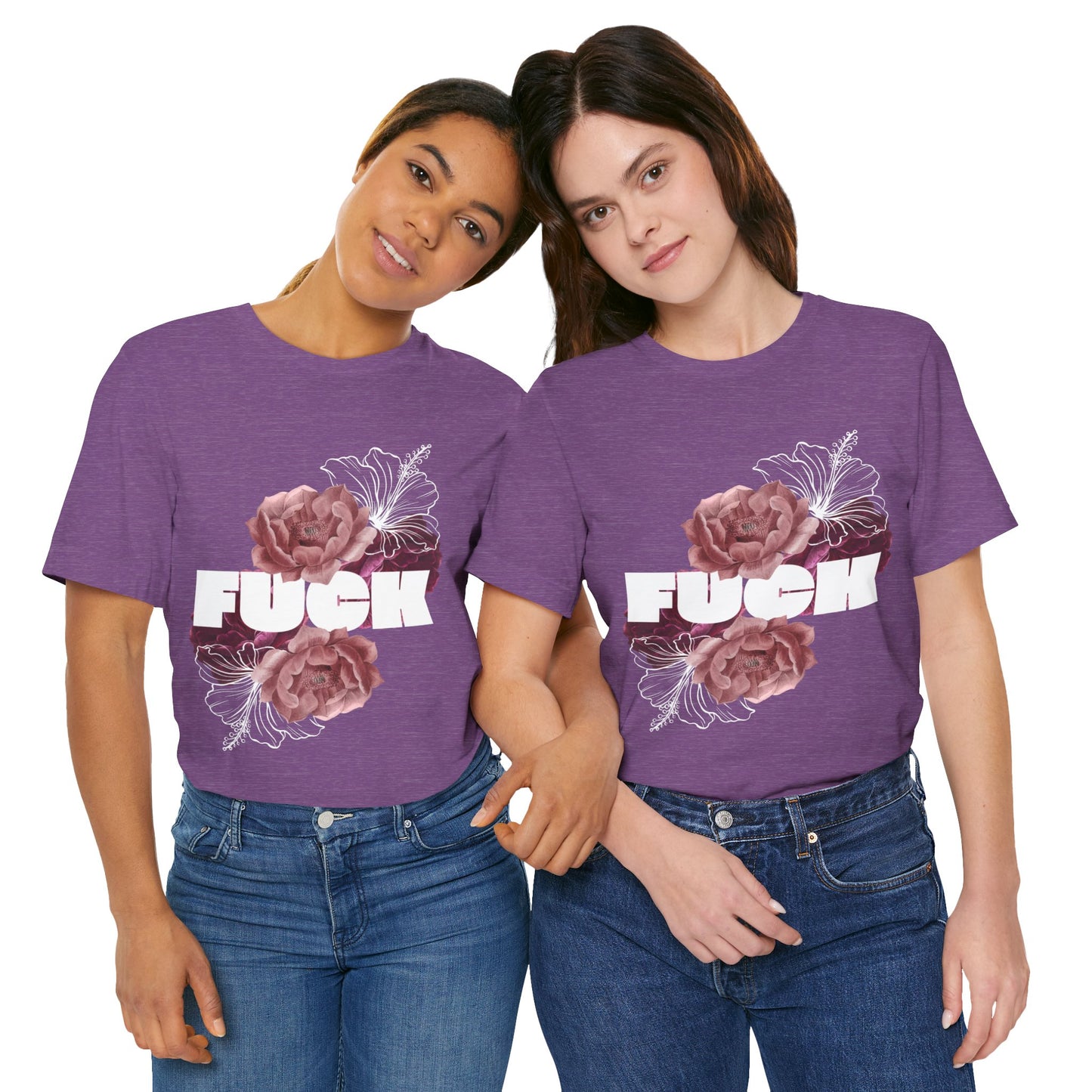 Women's Floral F*ck Short Sleeve Tee