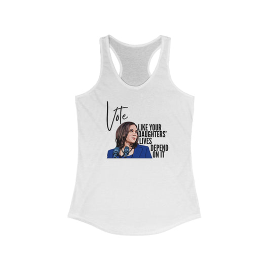Harris 2024 Racerback Tank - Design 1