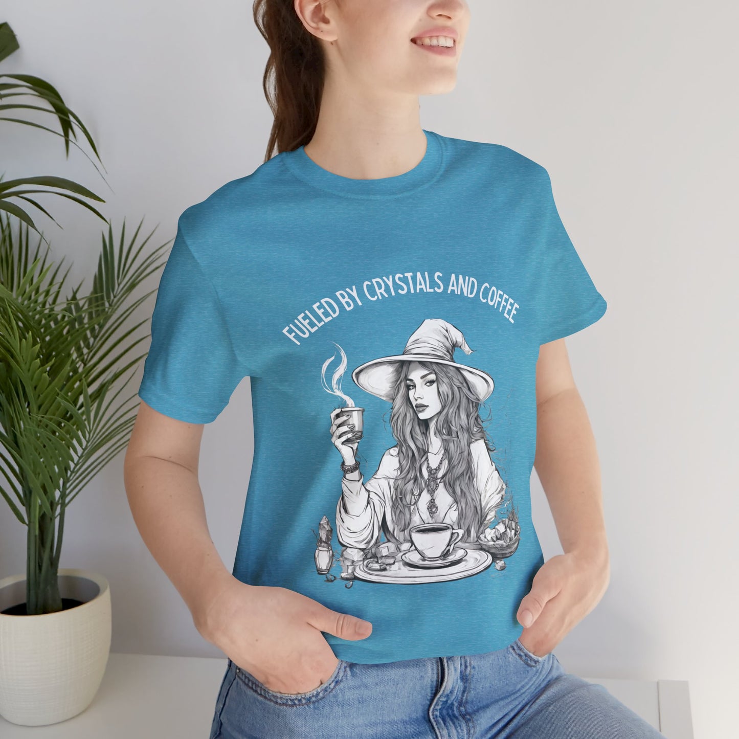 Fueled by Crystals and Coffee Tee