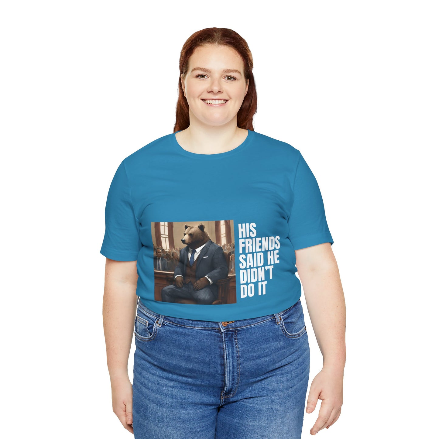 Women's Bear Trial Tee - White Graphic
