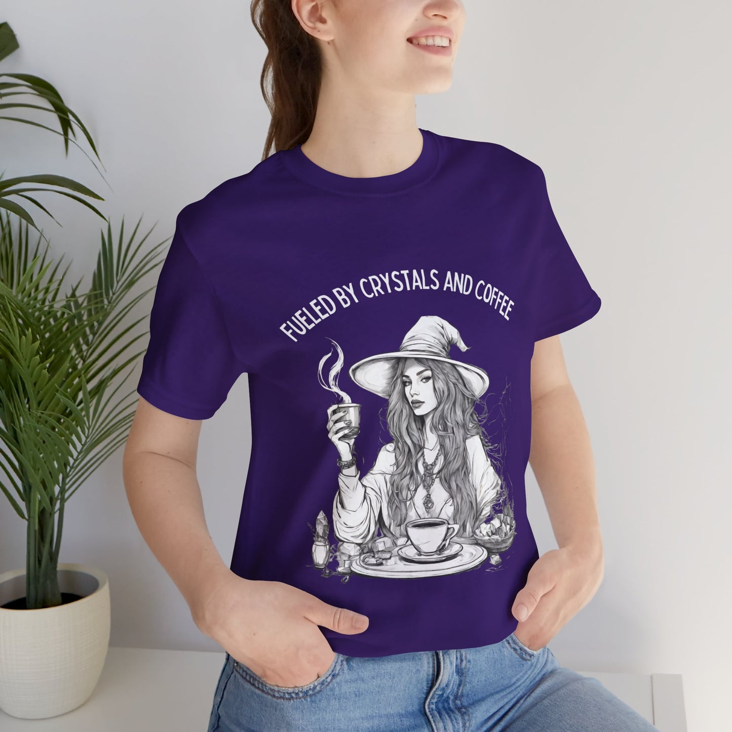 Fueled by Crystals and Coffee Tee