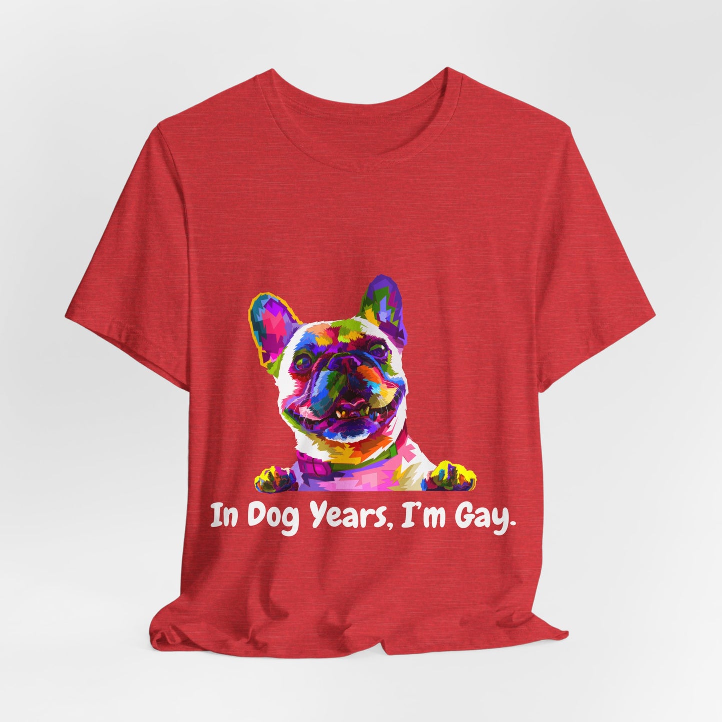 "In Dog Years, I'm Gay" Short Sleeve Tee