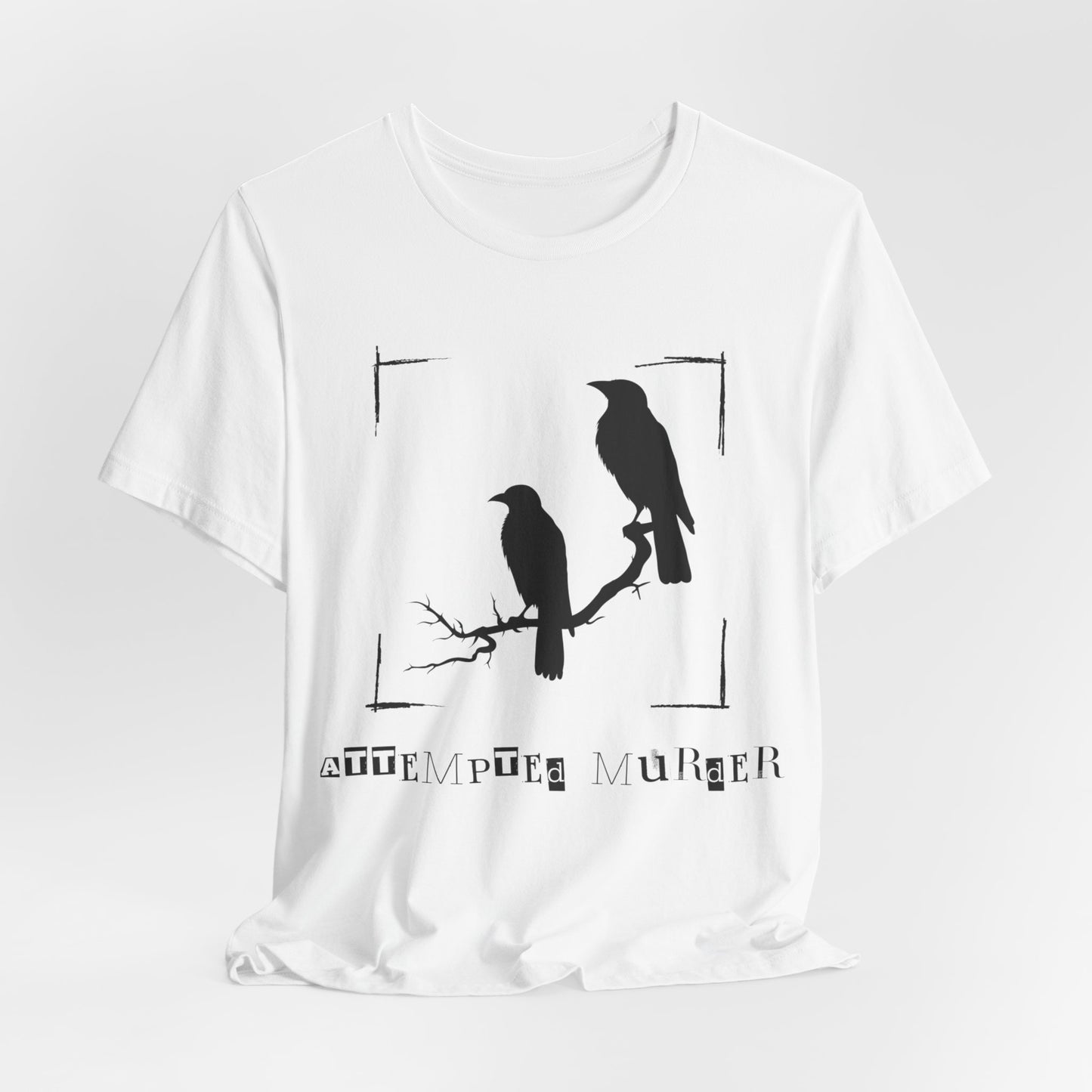 "Attempted Murder" Crow Short Sleeve Tee