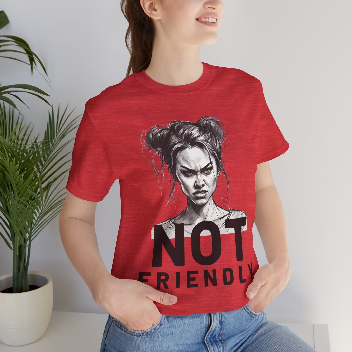 Not Friendly Short Sleeve Tee