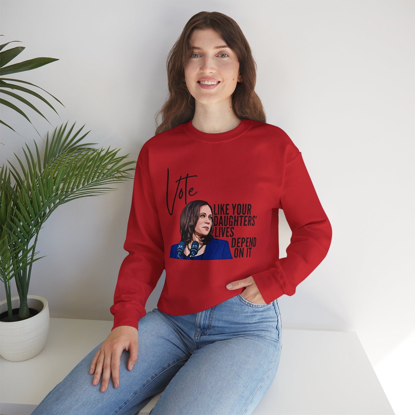 Harris 2024 Crewneck Sweatshirt - Design 1