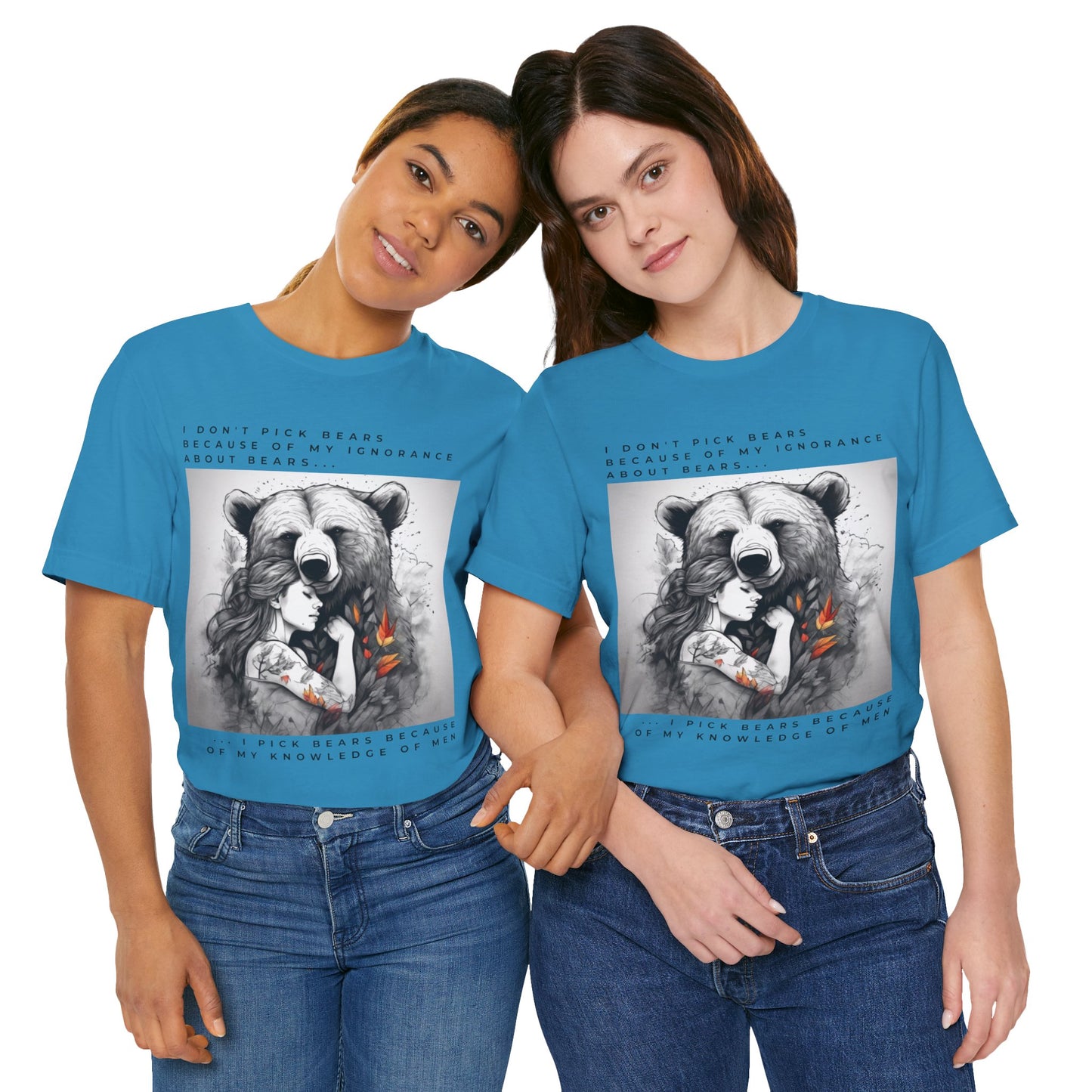 Women's Bear Hug "Team Bear" Tee