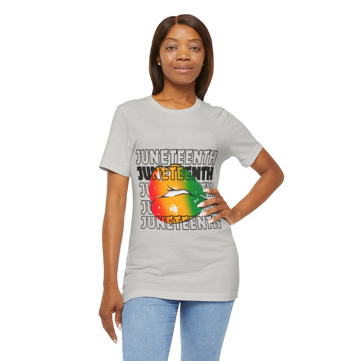 Juneteenth Lips Short Sleeve Tee