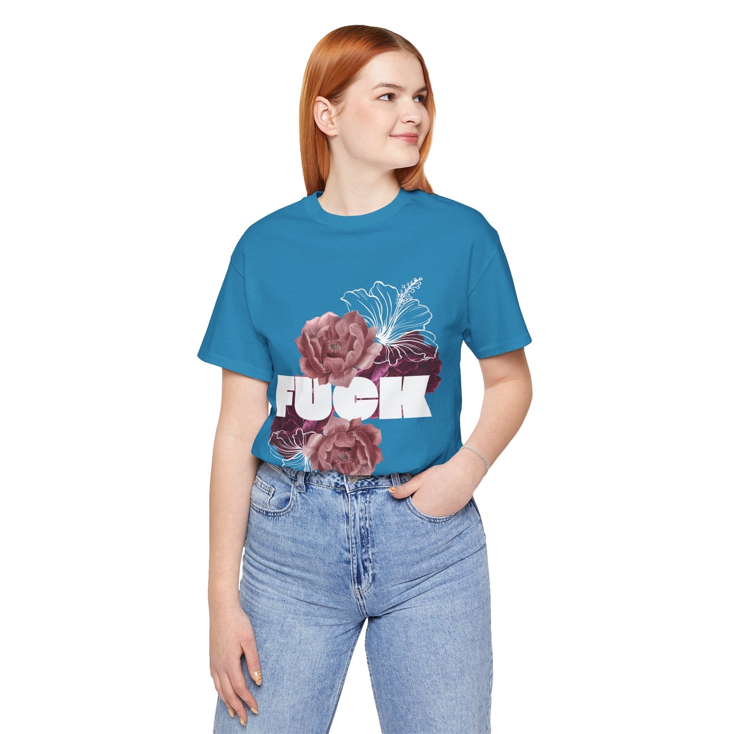 Women's Floral F*ck Short Sleeve Tee