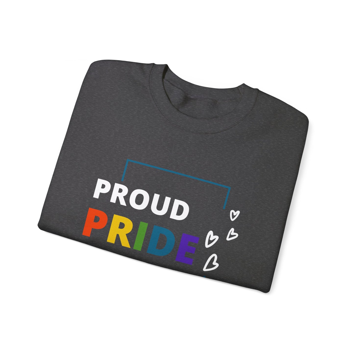 Proud Pride Dad Crewneck Sweatshirt