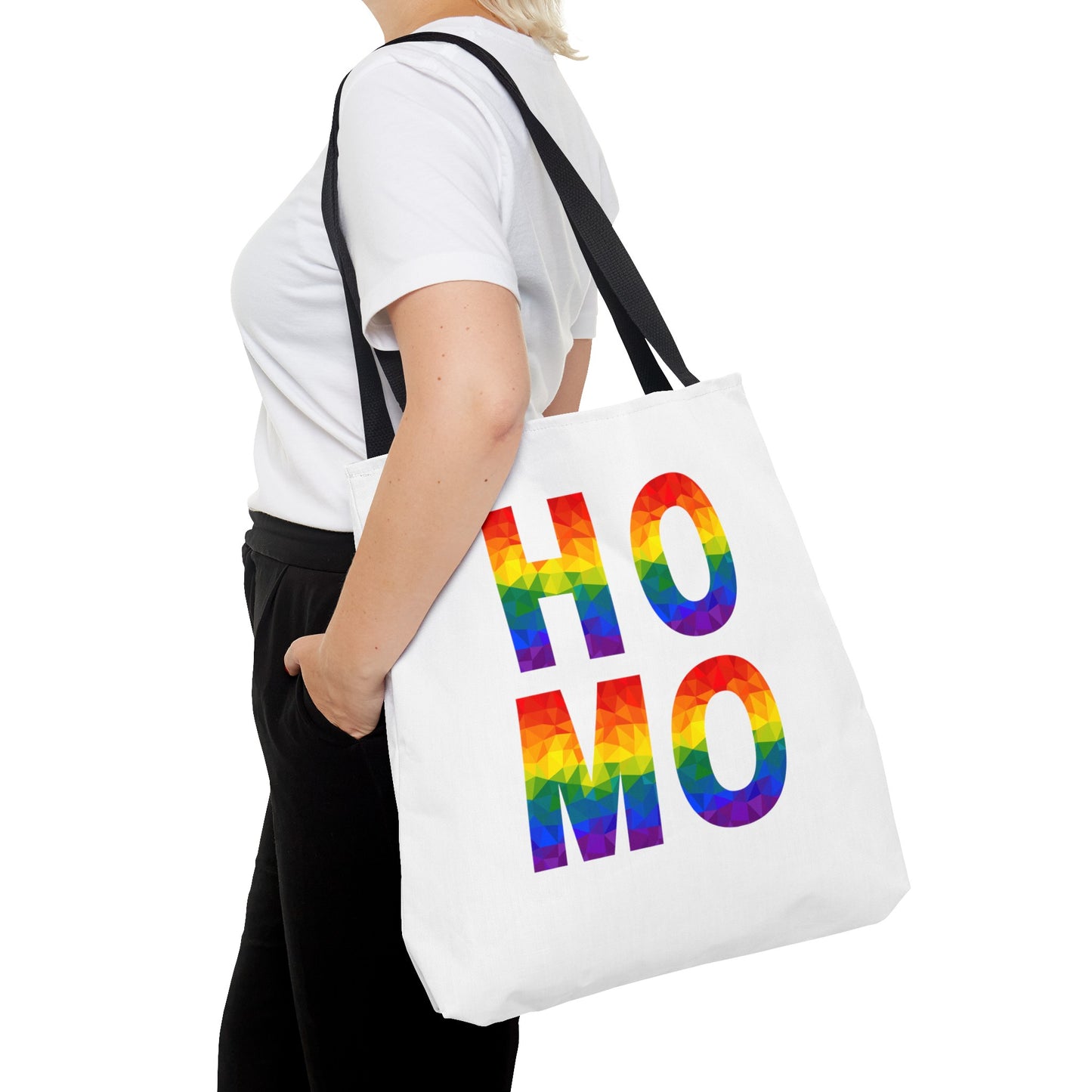 "HOMO" Tote Bag (AOP)