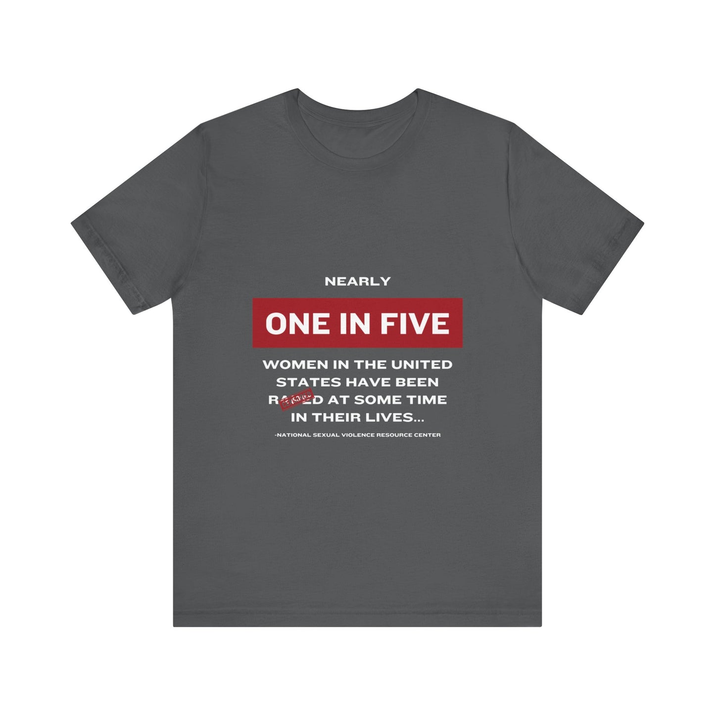 Women's Statistics Tee - White Writing