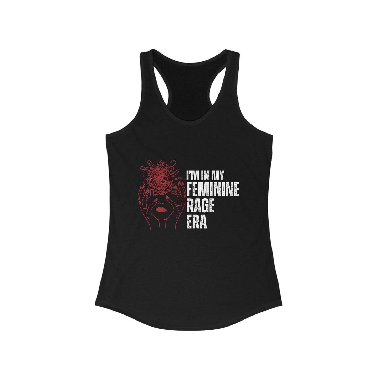 Women's Feminine Rage Racerback Tank