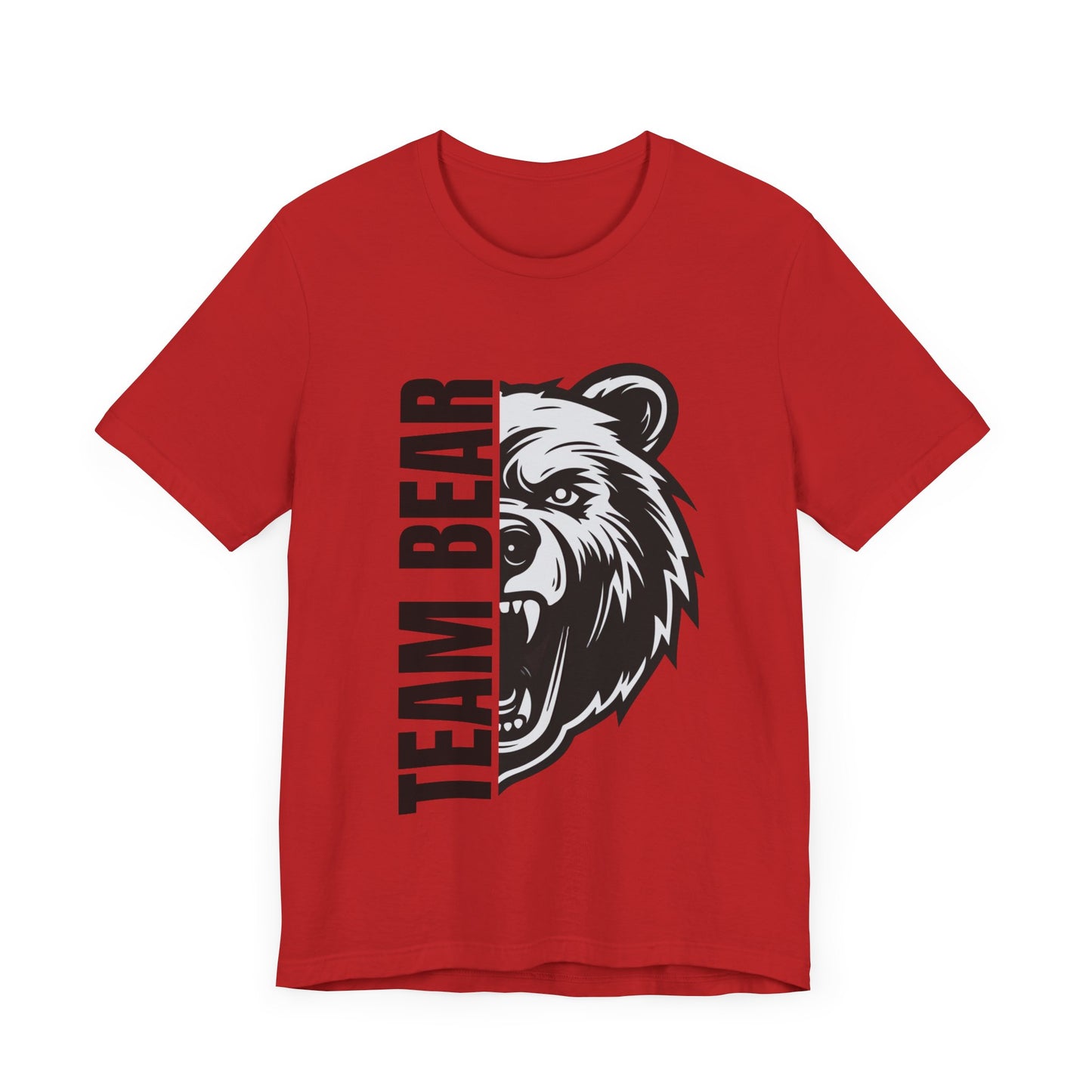 Women's "Team Bear" Tee - Black Lettering