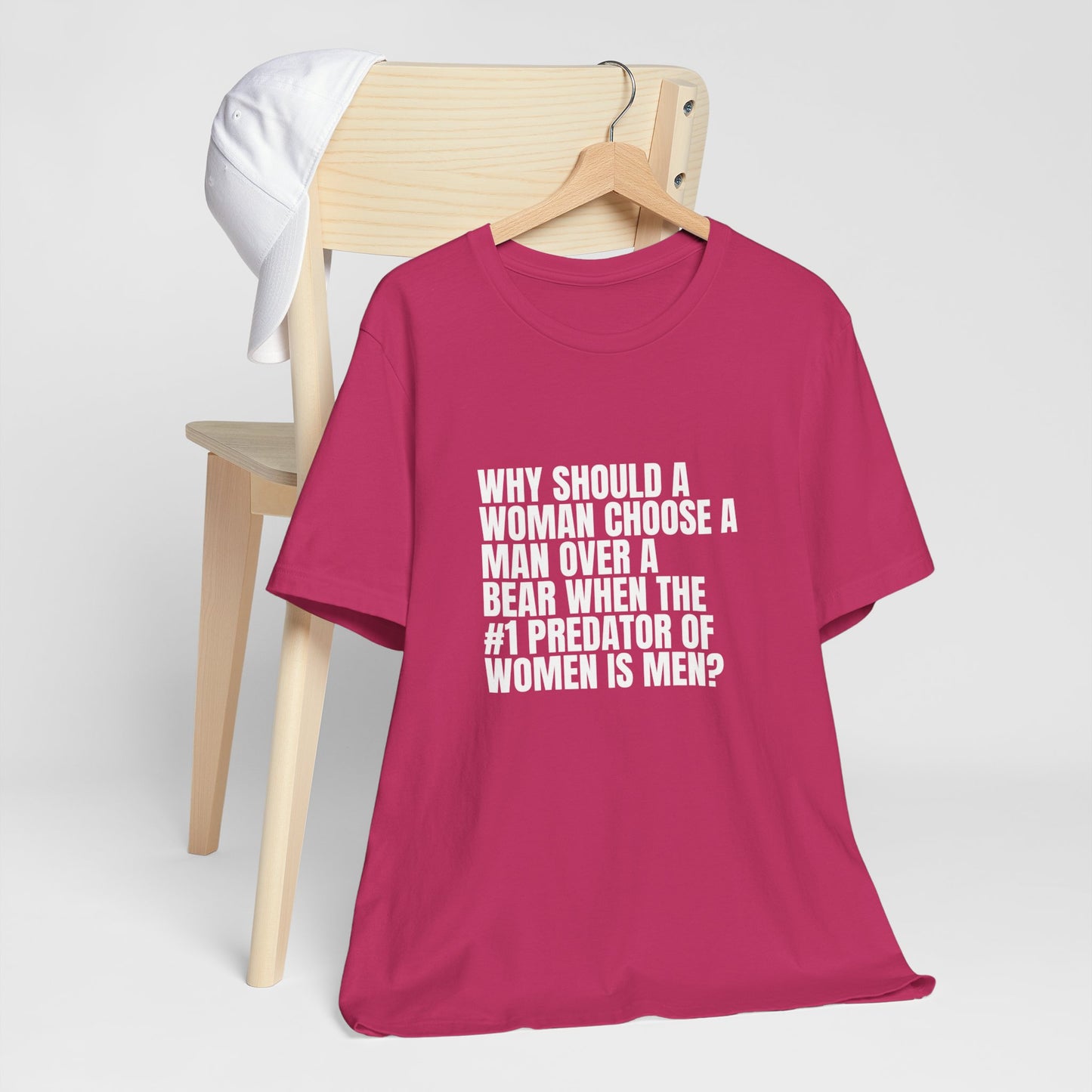 Women's Man v. Bear Quoted Tee
