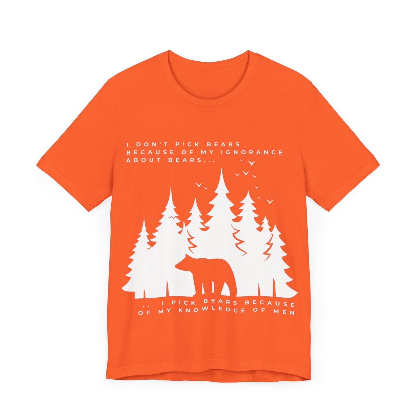 Women's Bear Quote Tee - White Graphic