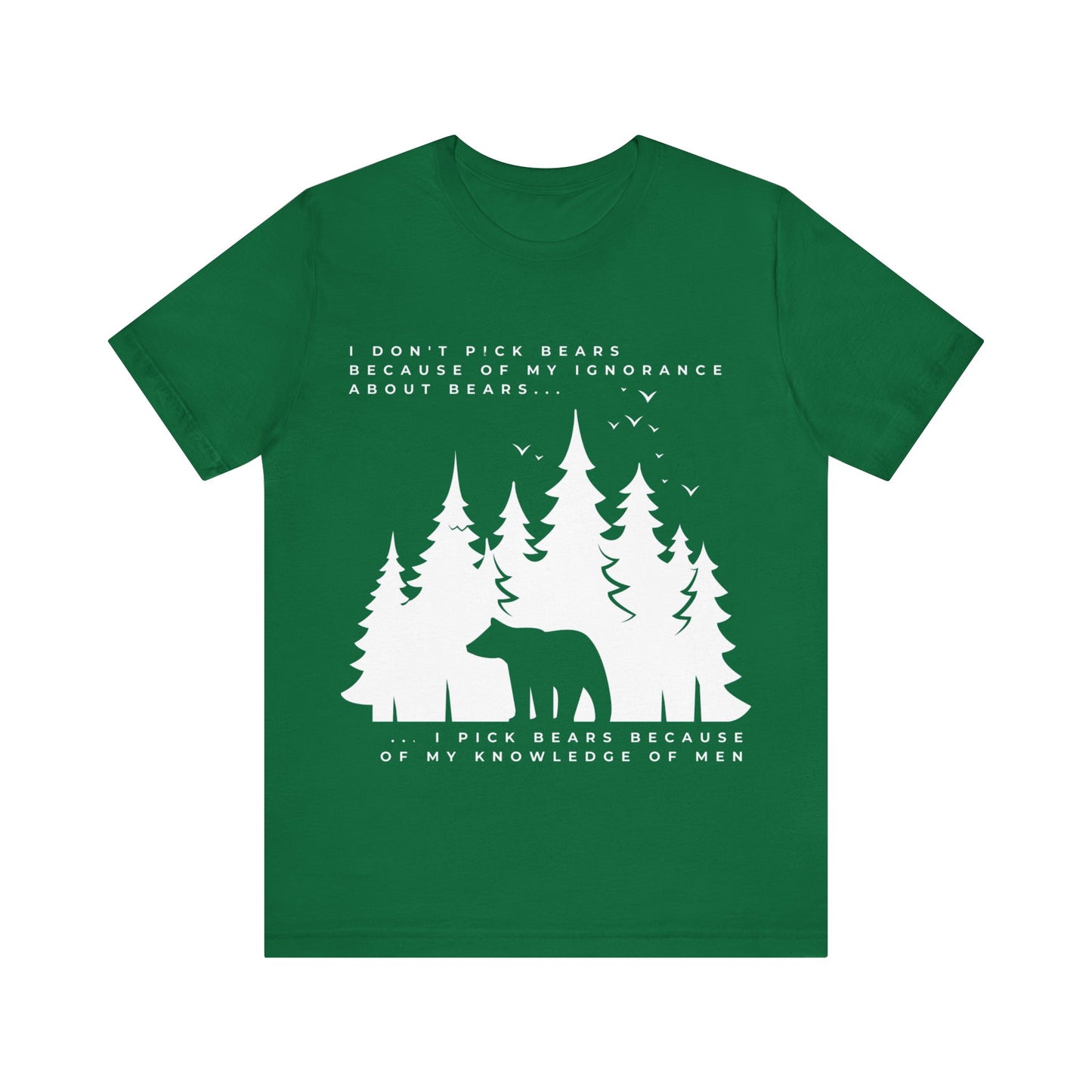 Women's Bear Quote Tee - White Graphic