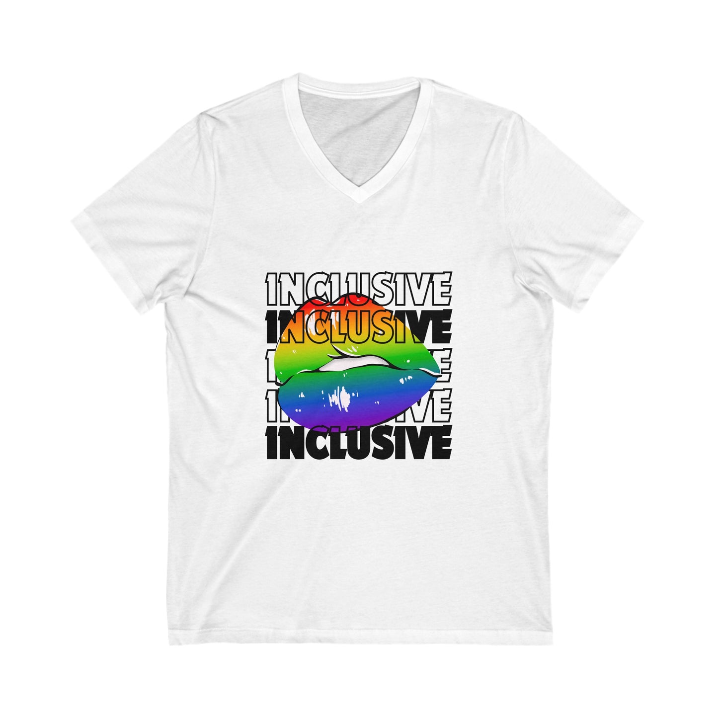 Inclusive Short Sleeve V-Neck Tee