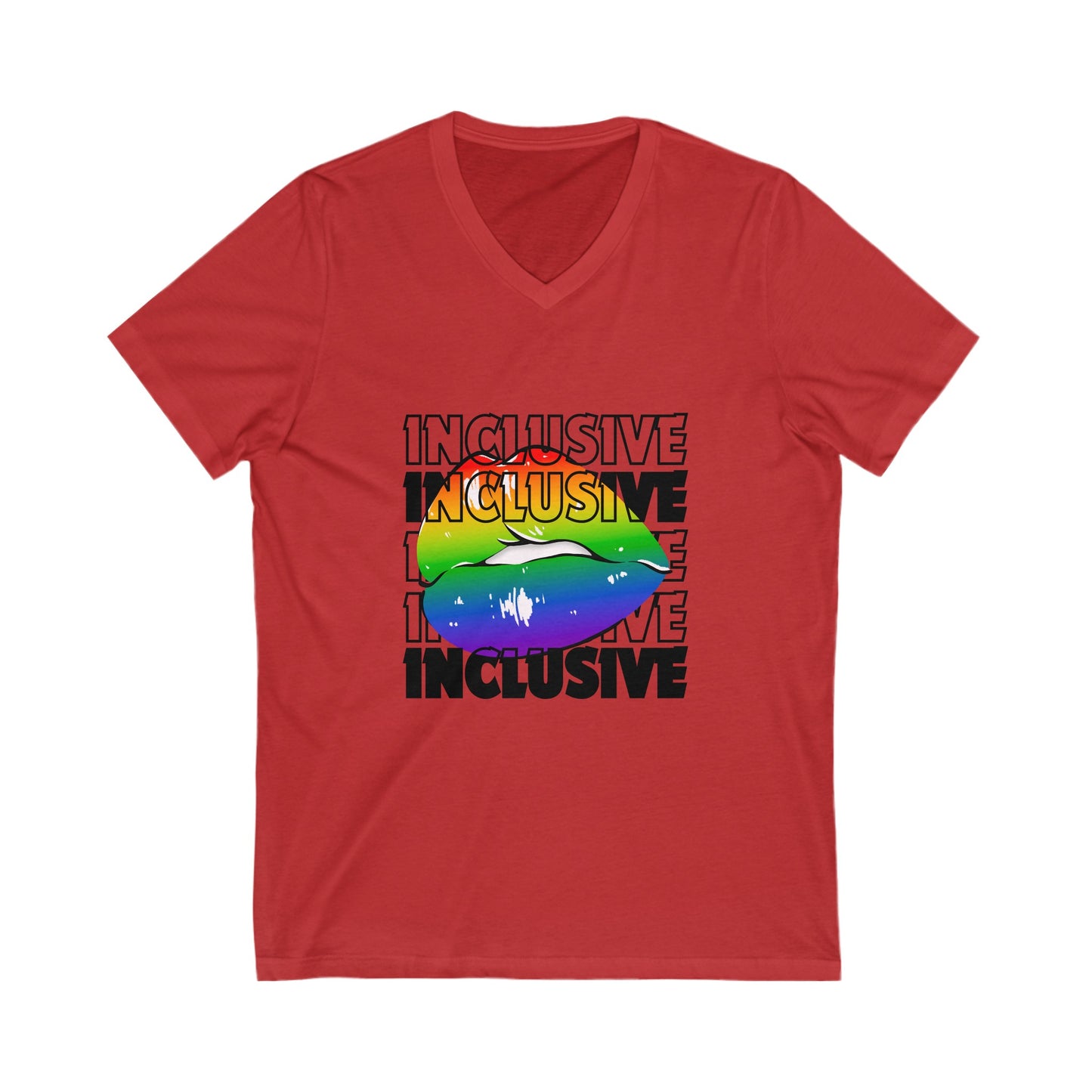 Inclusive Short Sleeve V-Neck Tee