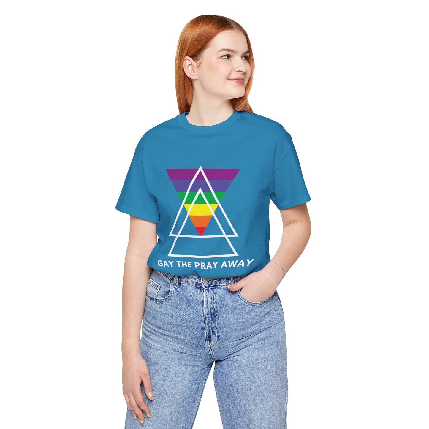 "GAY THE PRAY AWAY" Short Sleeve Tee