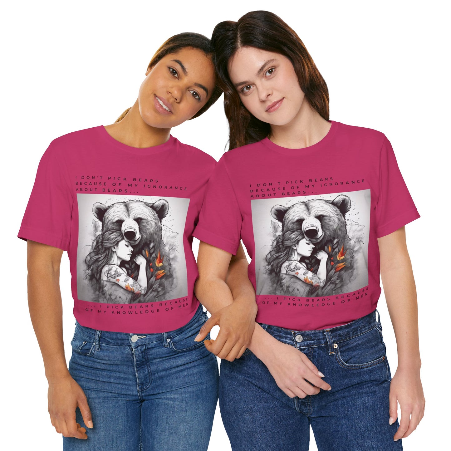 Women's Bear Hug "Team Bear" Tee