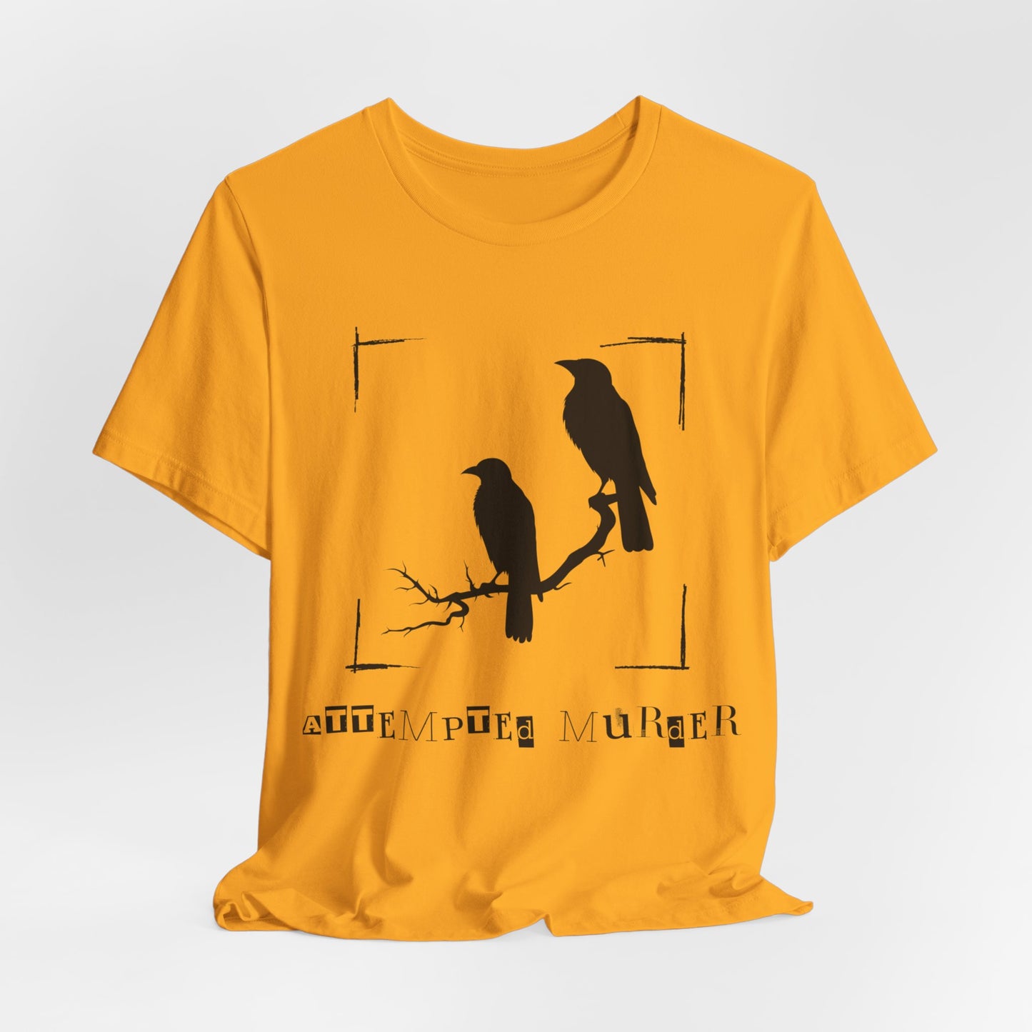 "Attempted Murder" Crow Short Sleeve Tee