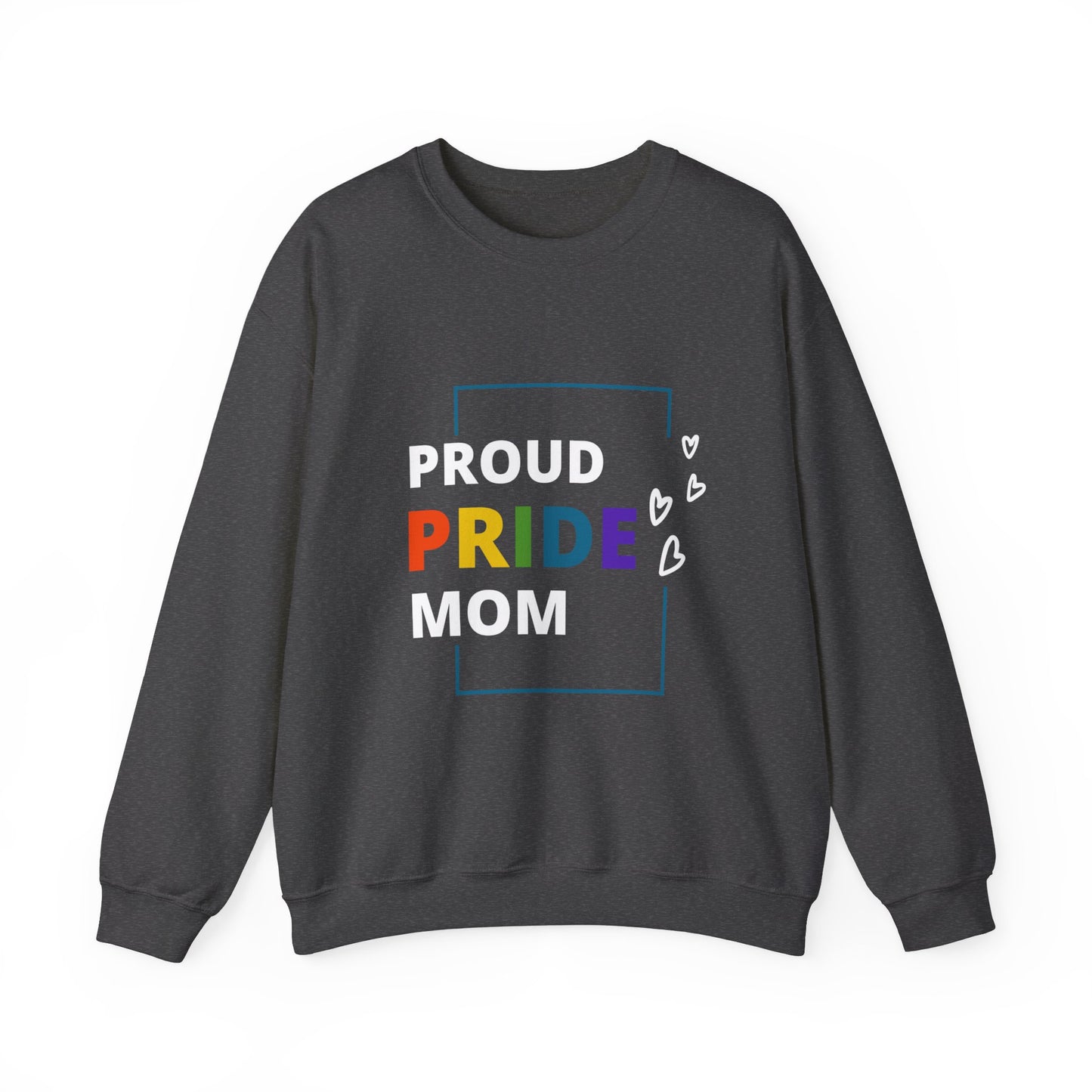 Proud Pride Mom Crewneck Sweatshirt