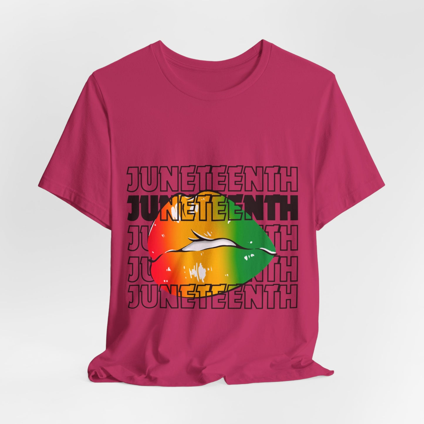Juneteenth Lips Short Sleeve Tee