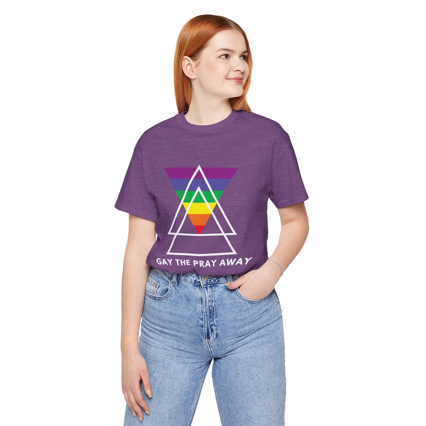 "GAY THE PRAY AWAY" Short Sleeve Tee