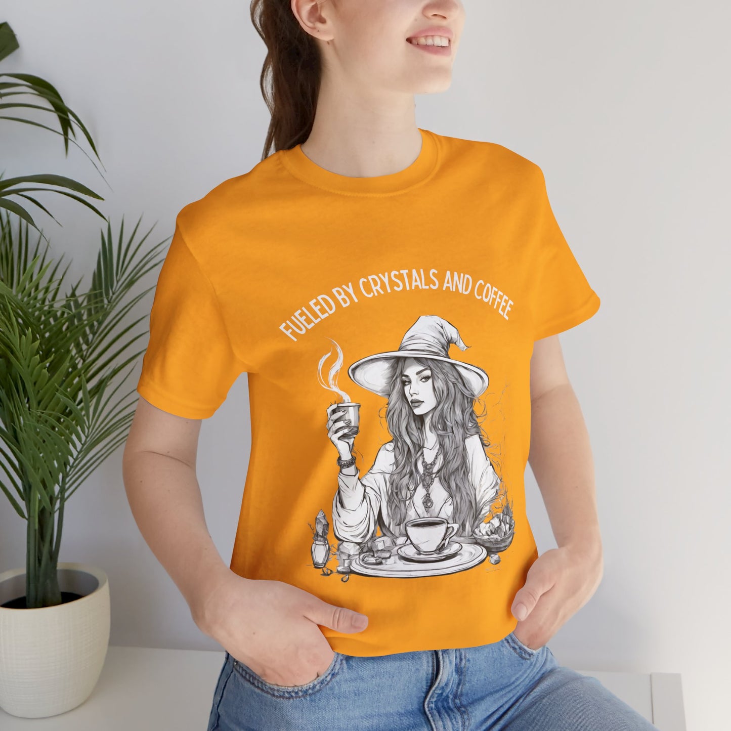 Fueled by Crystals and Coffee Tee